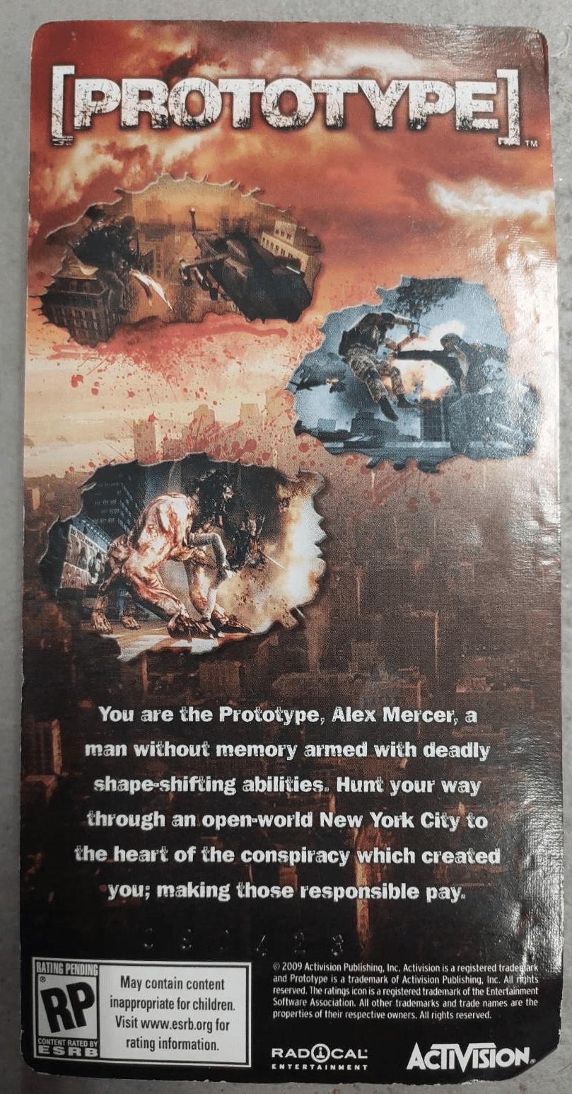 Prototype 2 Action figure