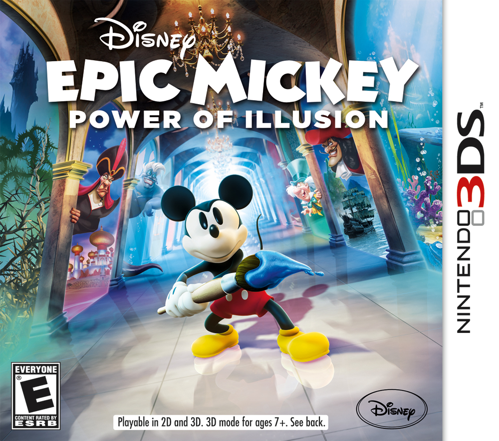 3DS GAME - Epic Mickey Power of Illusion ( (USED)