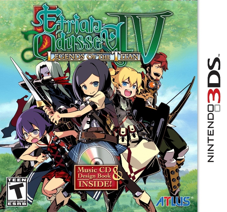 3DS GAME - Etrian Odyssey IV: Legends of the Titan