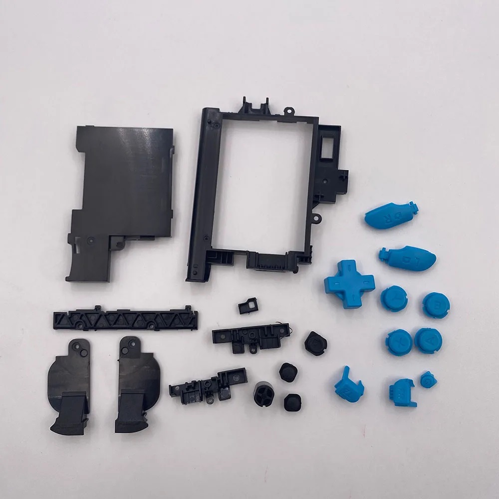 Blue Replacement Triggers & Buttons Kit for Nintendo New 2DS XL (Blue) (Power, Home, ABXY, D-Pad)
