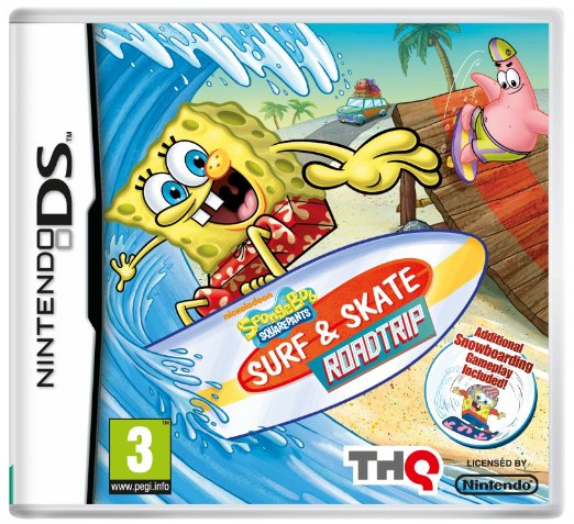 DS GAME - SpongeBob Surf and Skate Roadtrip (MTX)