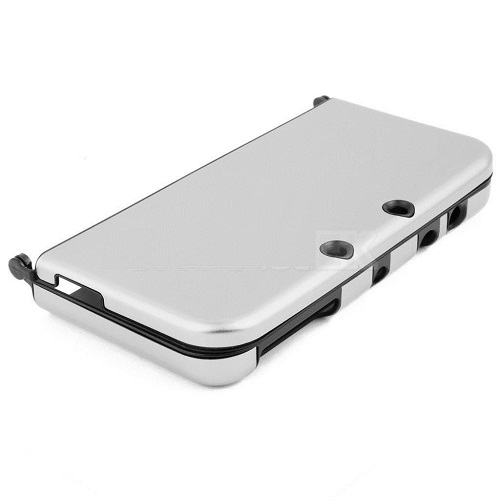 Nintendo NEW 3DS Plastic - Aluminum Case Μεταλλική Θήκη Ασημί (oem)