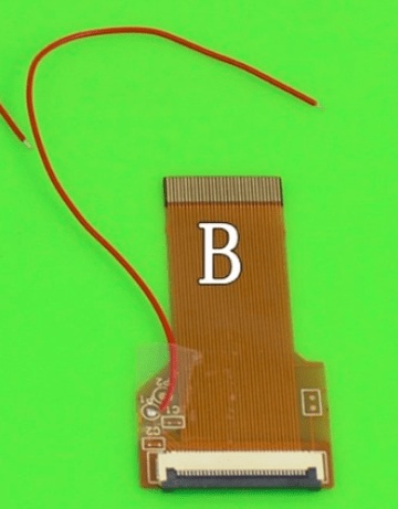Backlight Adapter Screen Mod Ribbon καλωδιοταινία για GameBoy Advance  32 pins
