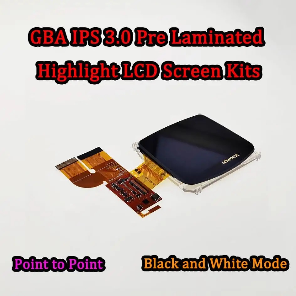 Game Boy Advance LCD με backlight IPS V3.0
