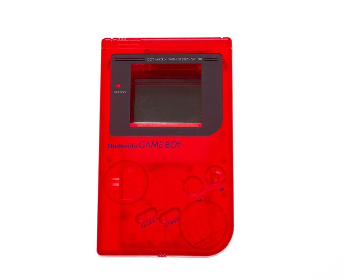 Game Boy Classic DMG-01 Shell - Red Transparent (OEM)