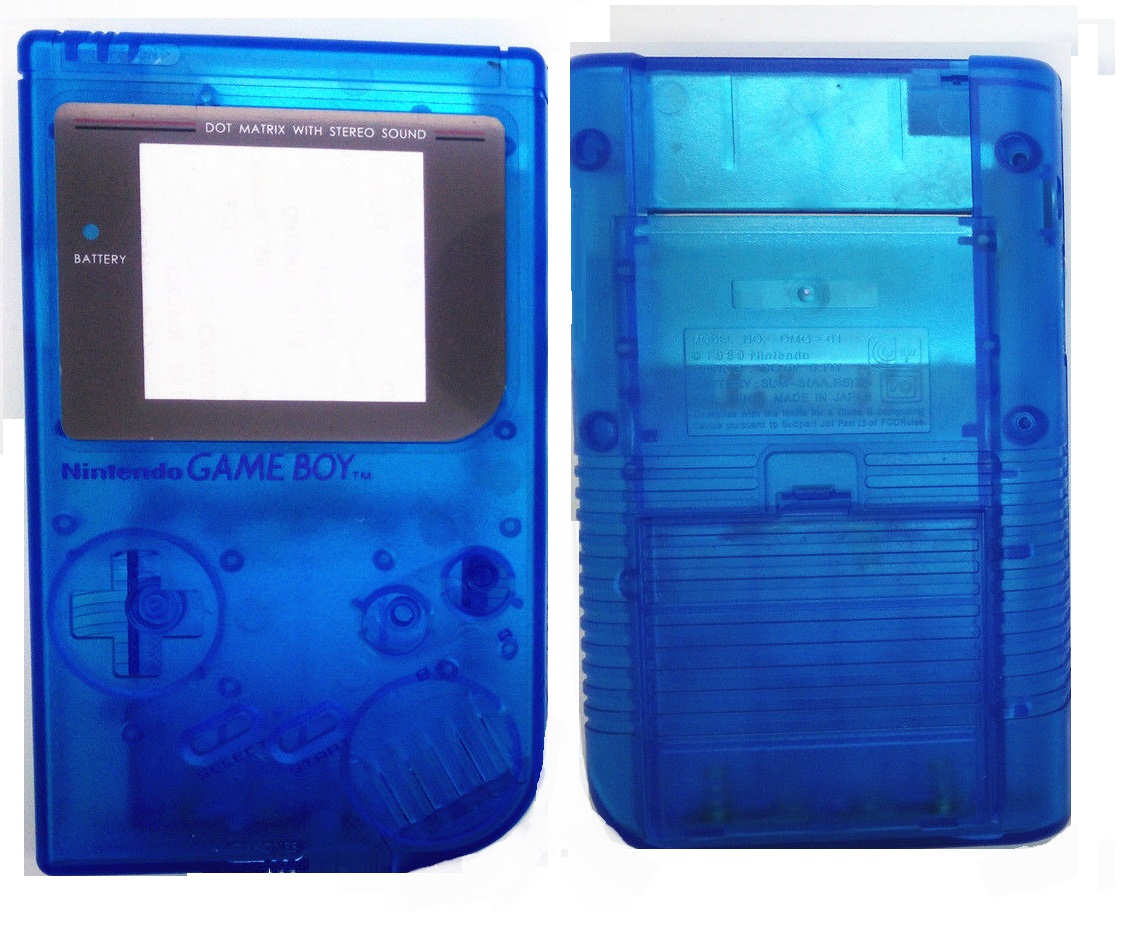 Game Boy Classic DMG-01 Shell Κέλυφος - Μπλε Διάφανο (OEM)