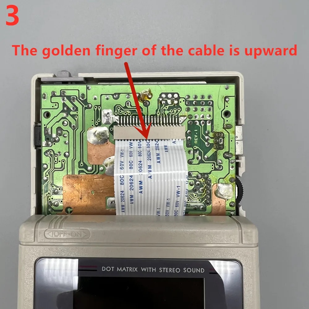 Game Boy Classic LCD με backlight IPS V4.0 2.45