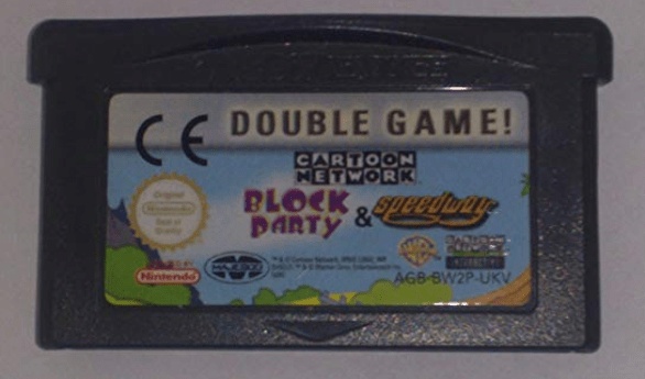 GBA GAME - Cartoon Network 2 in 1 Block Party and Speedway (USED)