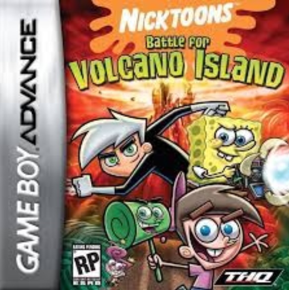 Nicktoons: Battle for Volcano Island (Game Boy Advance) (GBA) (Used)