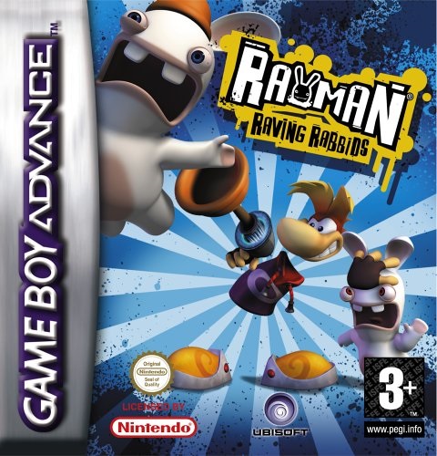 Rayman Raving Rabbids (Game Boy Advance) (GBA) (Used)