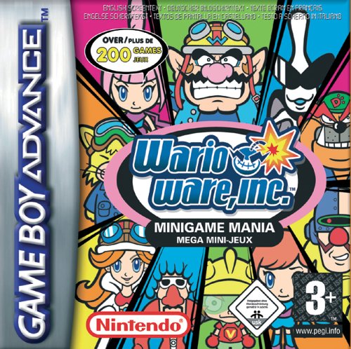 GBA GAME - Wario Ware Inc Minigame Mania (USED)
