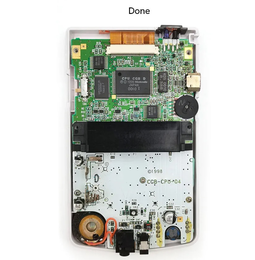 Original Size New 2.45 GBC IPS high Brightness LCD Screen for Nintendo Gameboy Color GBC LCD