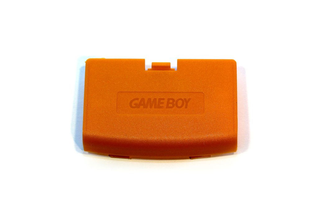 Game Boy Advance Battery Cover - Orange (OEM)