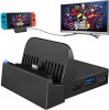 OEM Portable Mini Switch TV Docking Station & Charging Stand (Replacement for Nintendo Switch Dock Set) with Extra USB 3.0 Port