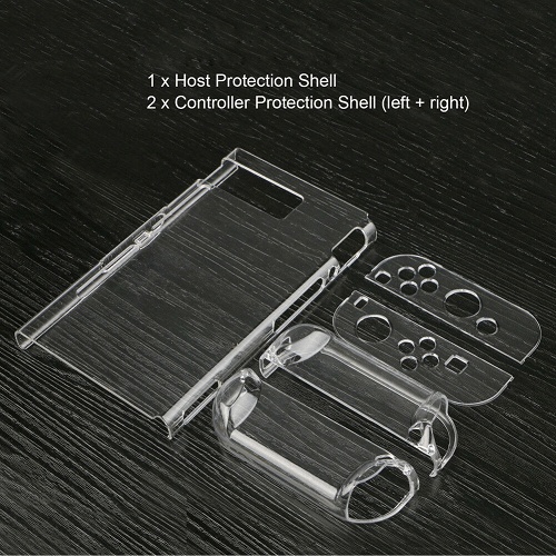 Set Carry Case Protection Black and Plastic Protectors for Switch (OEM)