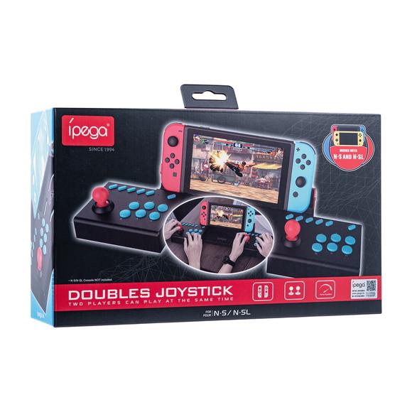 IPEGA Dual Player Mini Handheld Arcade Controller with Turbo (PG-SW002) (Black) (Nintendo Switch / Switch Lite)