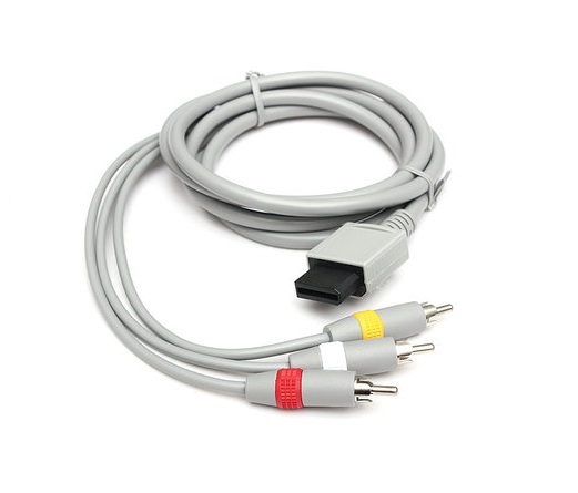 AV Composite RCA Cable for Nintendo Wii Console (Audio)