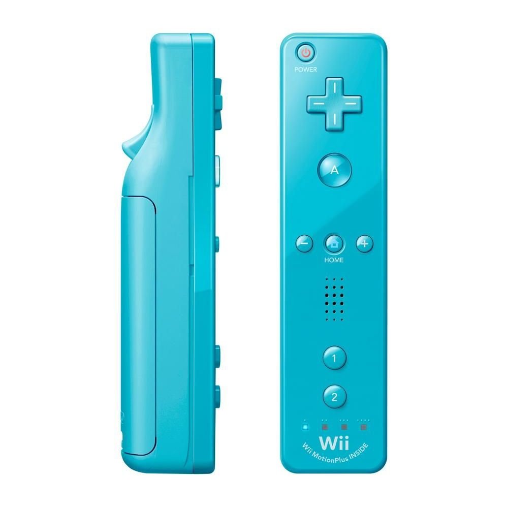 Official Wii Remote Plus with Wii Motion Plus Light Blue