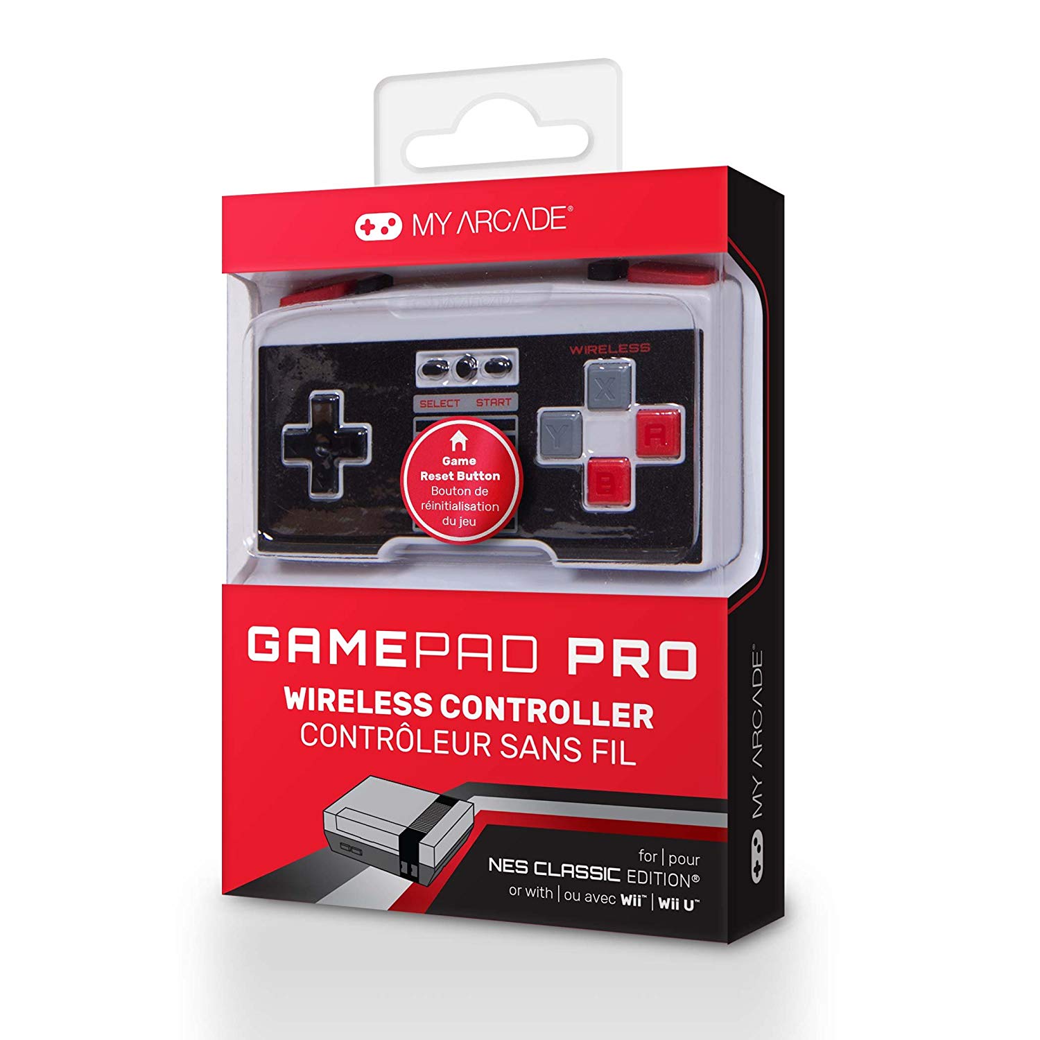 My Arcade Gamepad Pro Wireless Controller for NES Mini Classic / Wii U / Wii