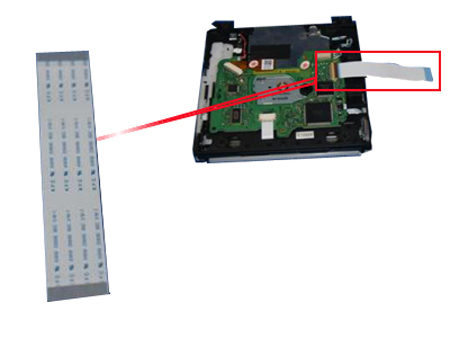 Wii DVD Drive Data Cable Service Part