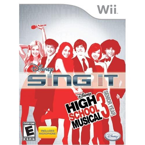 WII GAME - Disney Sing It High School Musical 3 Senior Year (USED)
