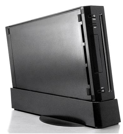 Wii black replacement shell (Oem) (Bulk)