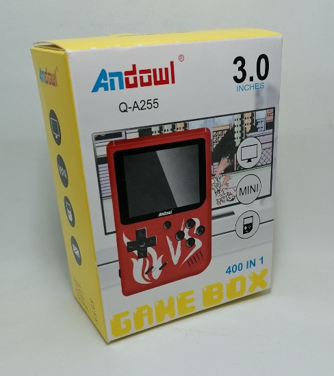 Φορητή κονσόλα Andowl Q-A255 400 IN 1 Game Box Black (OEM)