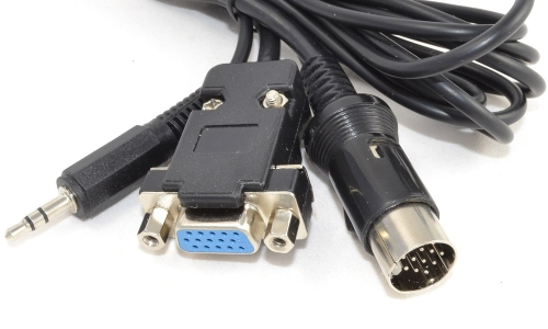 Atari ST VGA Monitor Adapter Cable with Audio (Audio Support)