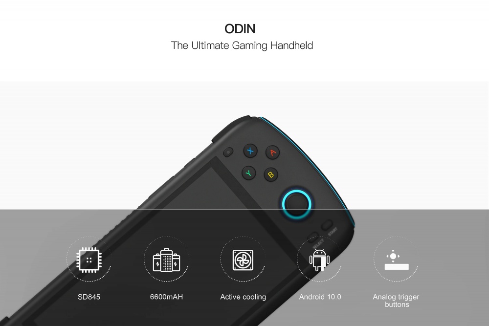 Ayn Odin Pro 8GB/256GB Cold Gray - Win 11, Android, Retro Games, WiFi, TV Out, Touchscreen, 2024