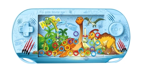Hand-Held Aquatic Water Game Dinosaur World Blue (OEM)