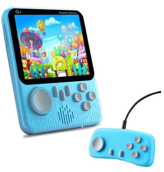 G7 Handheld Game Console 720p with 600 Games Blue