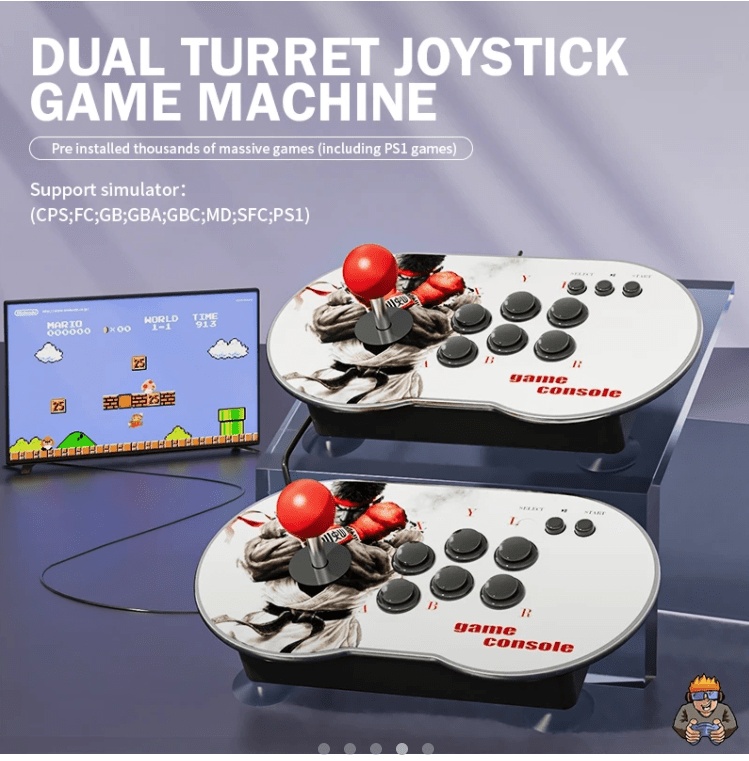 Ηλεκτρονική Ρετρό Κονσόλα LEHUAI LH-908 Με διπλό Joystick Game Console 10.000 παιχνιδια