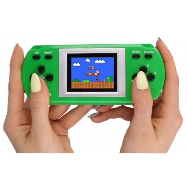 SY-888 Portable Handheld Game Console with 288 Built-in Games (1.8-inch) (228-in-1) (Green) (OEM)