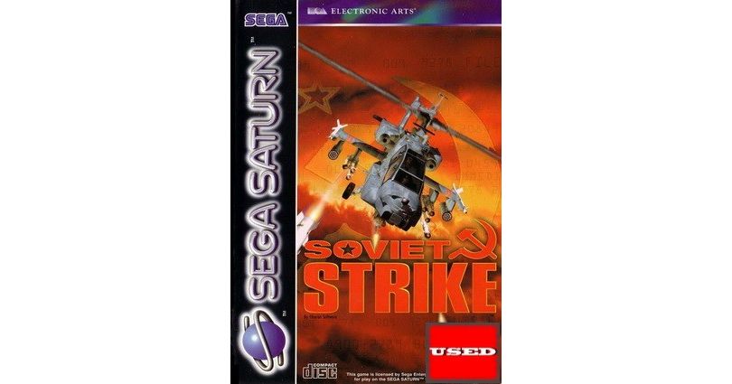SEGA SATURN GAME:  Soviet Strike (USED)