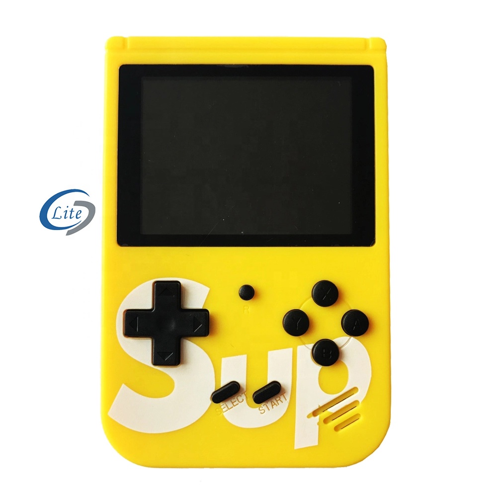 Φορητή κονσόλα SUP PLUS  Retro Portable Mini Game Console με 400 Παιχνίδια (ΚΙΤΡΙΝΟ)