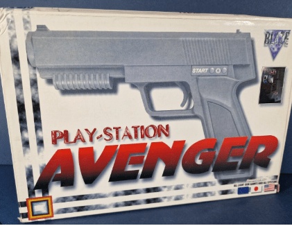 Blaze PLAYSTATION AVENGER Pro Series Light Gun Wired Controller BOXED - Sony PS1, PS2, Sega Saturn