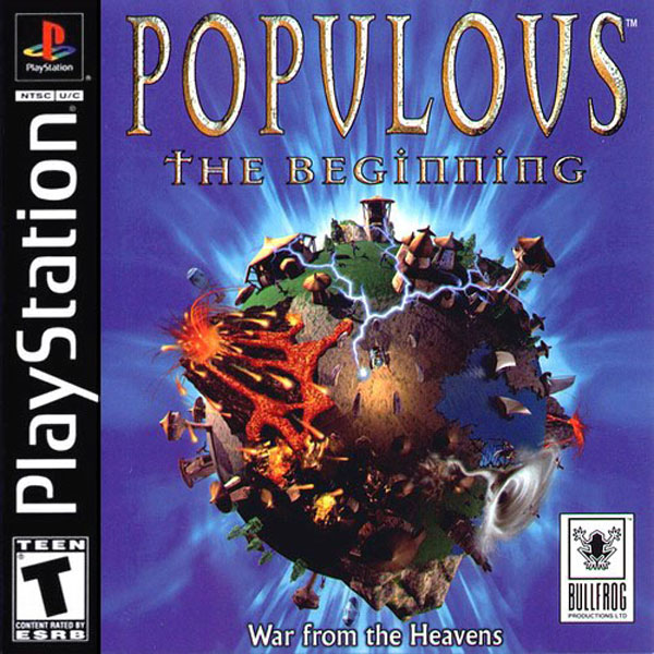 PS1 GAME - POPULOUS THE BEGINNING (USED)