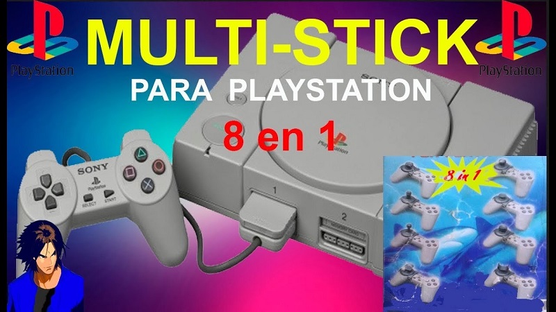 Multi-stick 8 in 1 Joystick Controller PLAYSTATION PSX / PSONE (oem)
