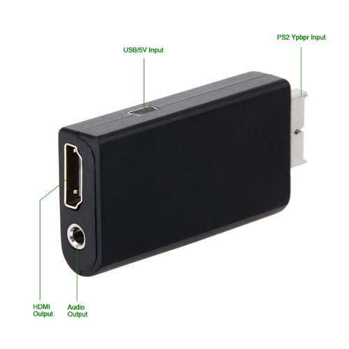 Μετατροπέας PS2 σε HDMI Revesun Mini PS2 to HDMI Audio Video Converter Adapter with 3.5mm Audio Output Supports All PS2 Display Modes