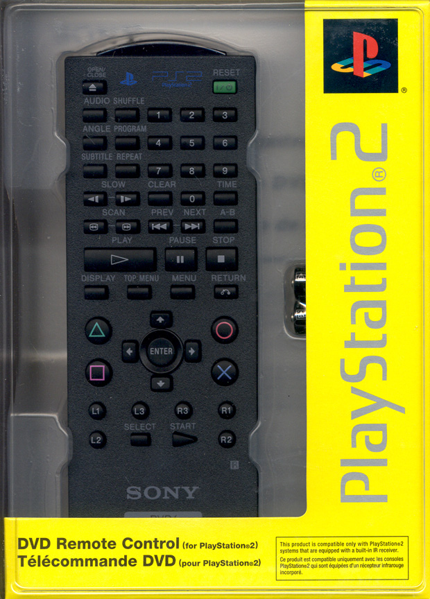 Sony PlayStation 2 DVD Remote Control SCPH-10420 (Black)