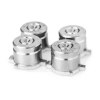 Σετ κουμπιών Aluminium Bullet Button Set για PS3 / PS4 - Ασημένιο (OEM)