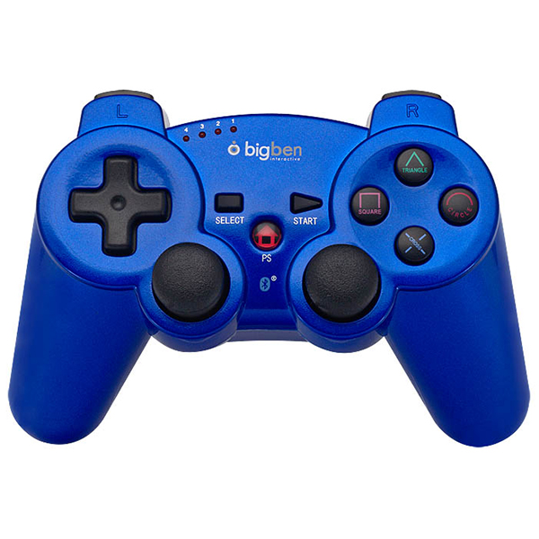 Big Ben Blue Metallic Pad SIXAXIS Bluetooth Controller for PS3 (PS3PADMETALBT)