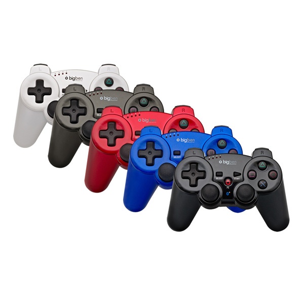 Big Ben Metallic Pad SIXAXIS Bluetooth Χειριστήριο για το PS3 σε Μαύρο Χρώμα (PS3PADMETALBT)