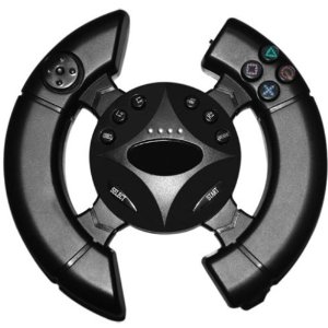 NJOY Wireless 6-Axis Mini Wheel Controller (PS3-LBW205) (PS3)
