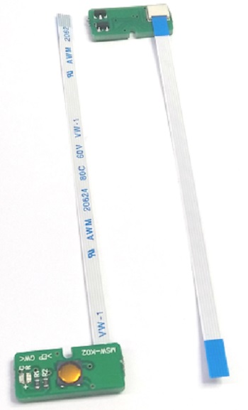 PS3 Super Slim Power Button Board with Ribbon Flex (MSW-001) (OEM) (BULK) (Repair Parts)
