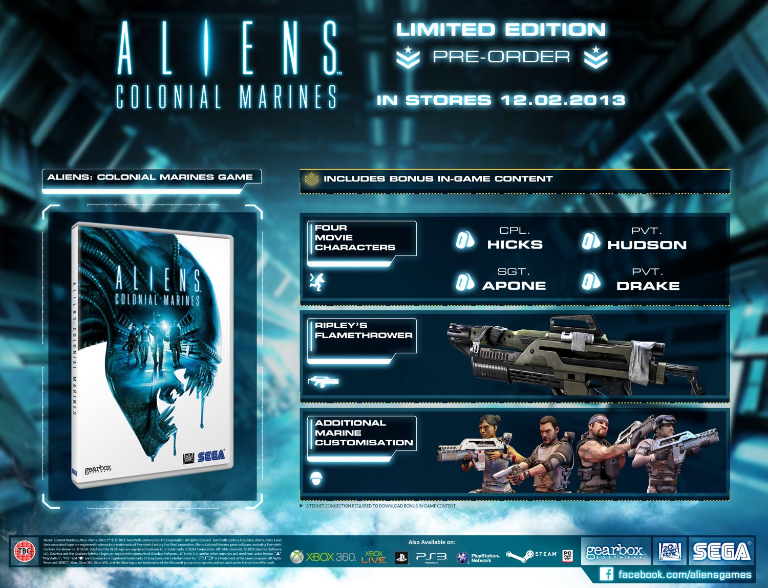 Aliens: Colonial Marines (Limited Edition) (PS3)