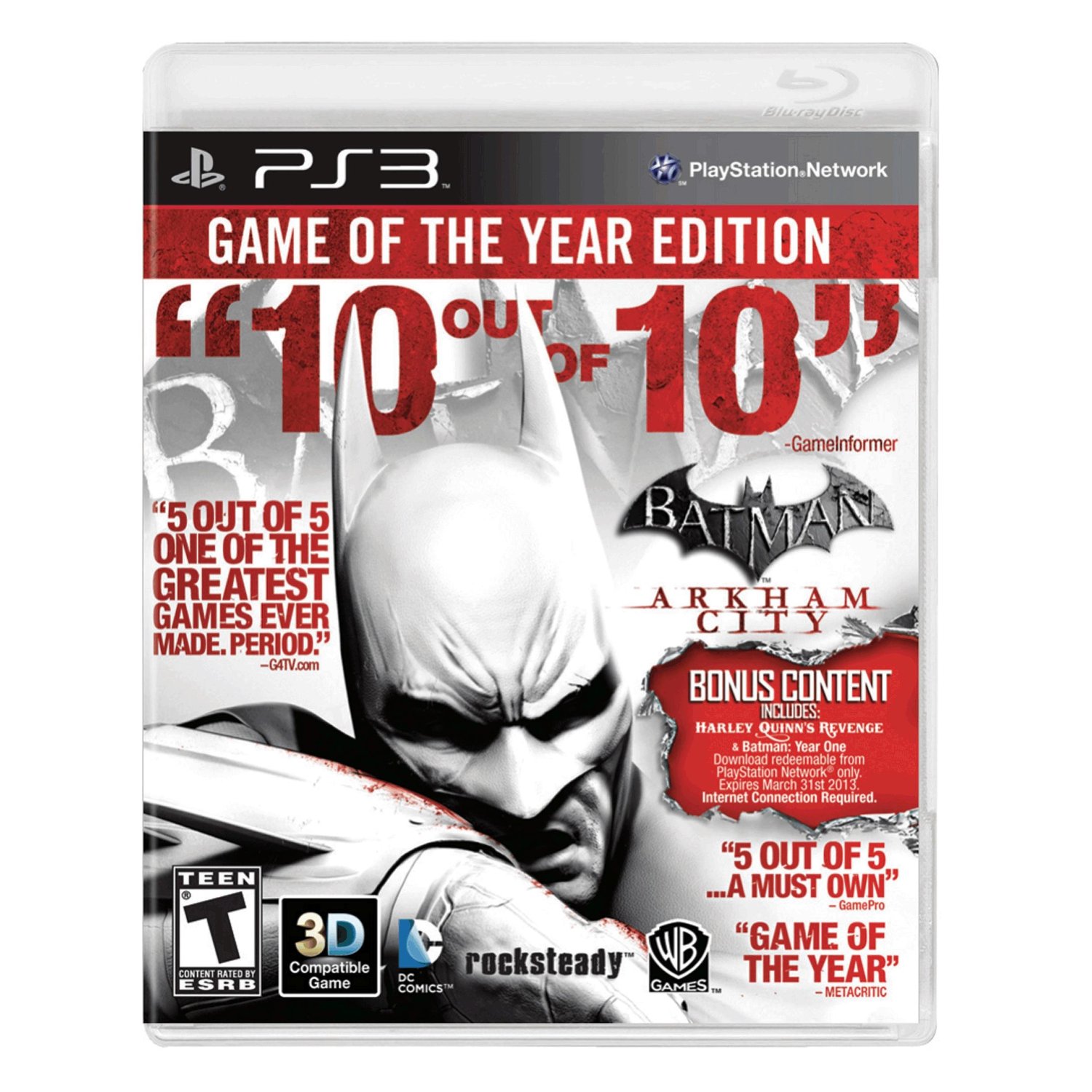 PS3 GAME - Batman: Arkham City Game of the Year Edition