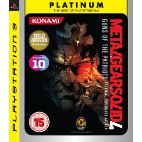 PS3 GAME - Metal Gear Solid 4: Guns of the Patriots Platinum