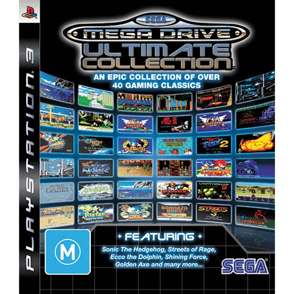 PS3 GAME - Sega Mega Drive Collecion 40 Classic games (USED)