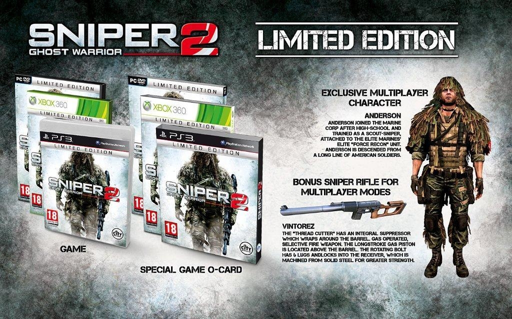 PS3 GAME - Sniper Ghost Warrior 2: Limited Edition